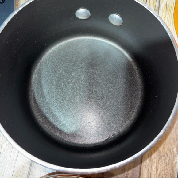 Rachael Ray Cookware Set 4 Piece Pots Pan Nonstick Performance Orange - Picture 8 of 10